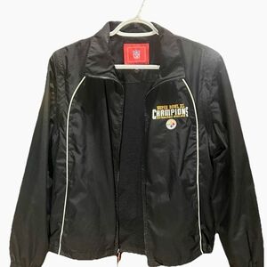 NFL Super Bowl XL Champions Black Jacket
